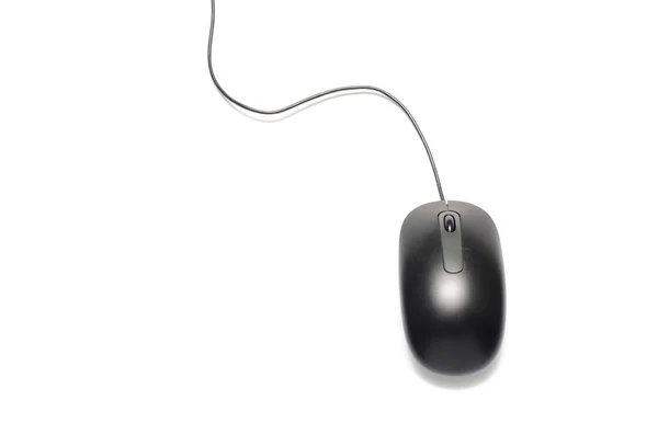 Siyah bilgisayar faresi — Stok fotoğraf