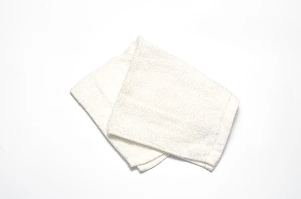 Soft white towel — Stock Photo, Image