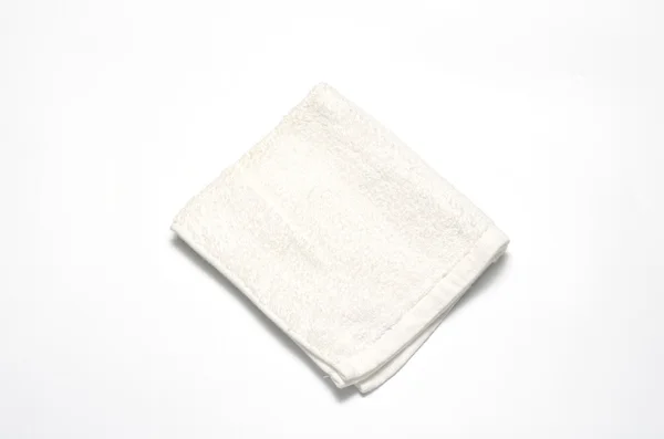 Soft white towel — Stock Photo, Image