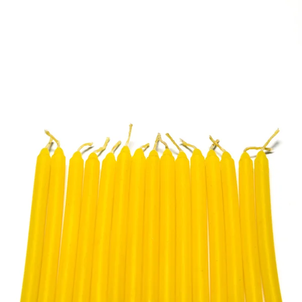 Vela amarilla — Foto de Stock