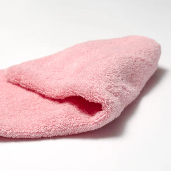 Розовое полотенце — стоковое фото