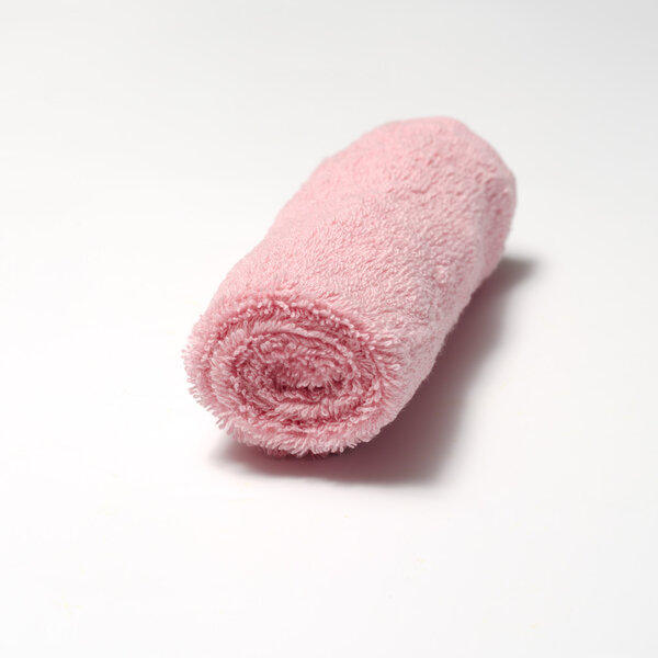 розовое полотенце
