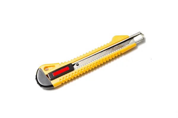 Cuchillo cortador amarillo — Foto de Stock