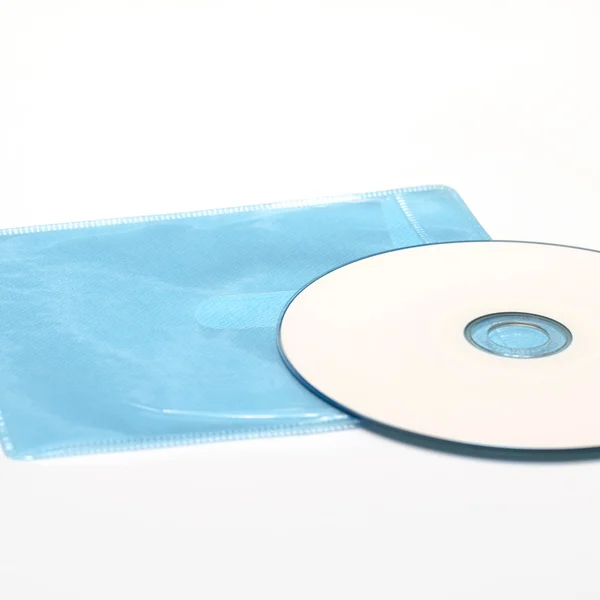 Caso dvd de plástico azul — Fotografia de Stock