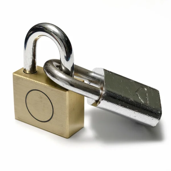 Padlock isolated — Stock Photo, Image