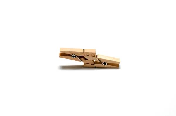 Drewna szmatką szpilka — Zdjęcie stockowe