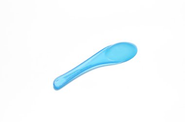 mavi plastik kaşık