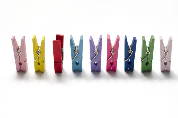 Kleurrijke doek pin — Stockfoto