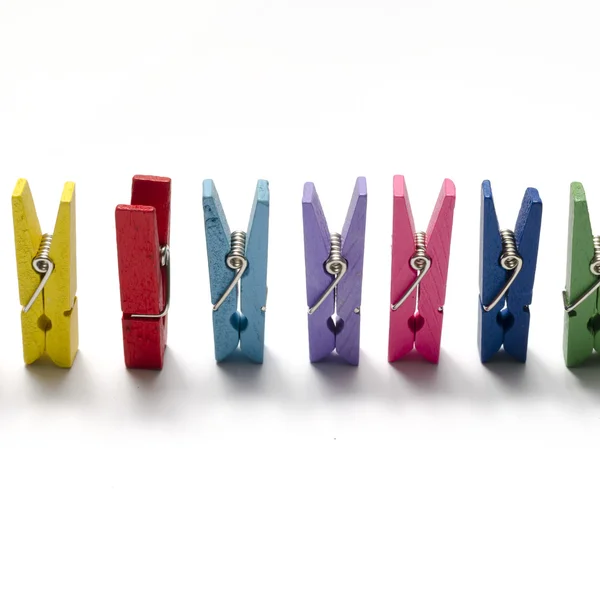 Kód pin barevné tkaniny — Stock fotografie