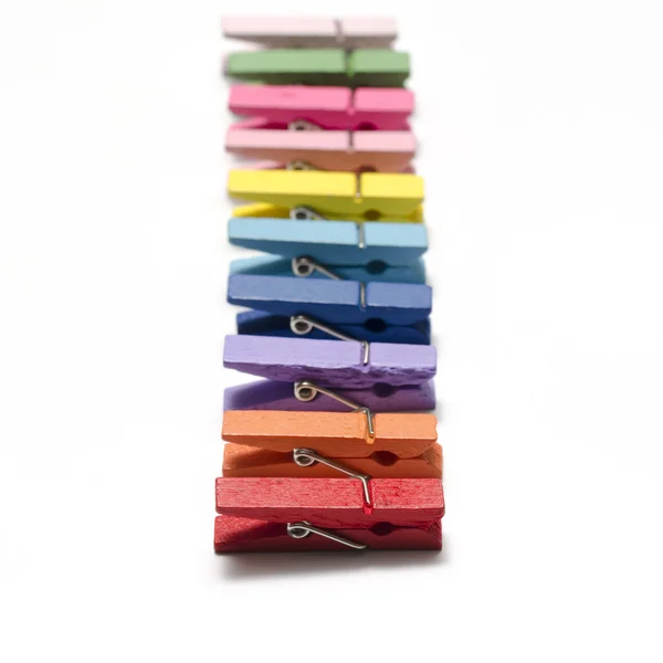 Colorful cloth pin — Stock Photo, Image
