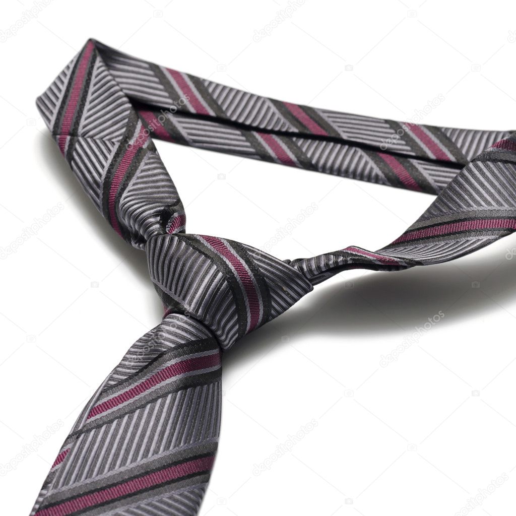 Grey neck tie