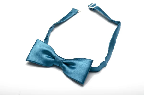 Blue bow tie — Stock Photo, Image