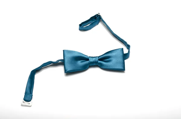 Blue bow tie — Stock Photo, Image