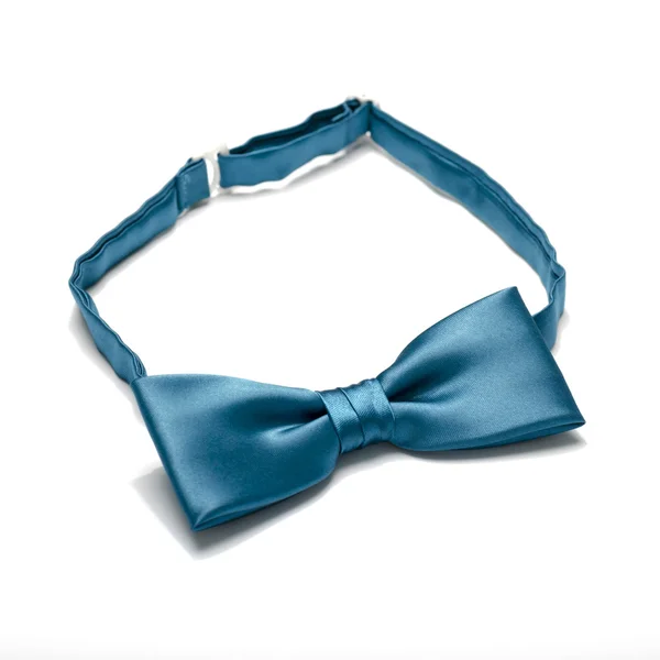 Blue bow tie — Stock Photo, Image