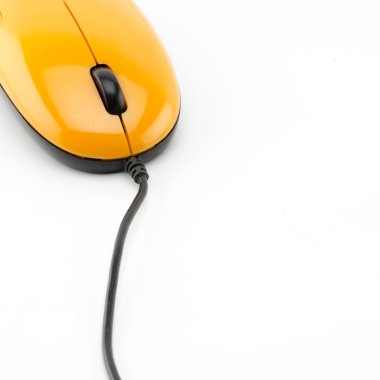 Turuncu bilgisayar fare