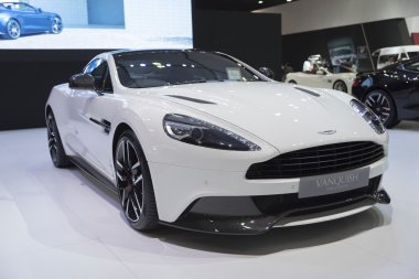 Bangkok, Tayland - 4 Nisan: Aston Martin vanquish Nisan gösteri