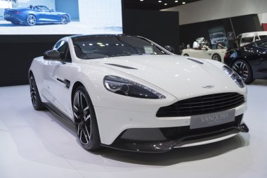 Bangkok, Tayland - 4 Nisan: Aston Martin vanquish Nisan gösteri
