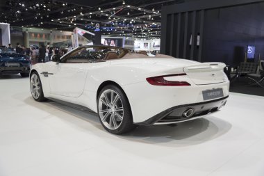 Bangkok, Tayland - 4 Nisan: Aston Martin vanquish Nisan gösteri