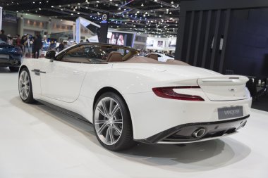 Bangkok, Tayland - 4 Nisan: Aston Martin vanquish Nisan gösteri