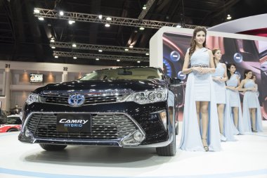 Bangkok, Tayland - 4 Nisan: yeni toyota camry show Nisan 4,20