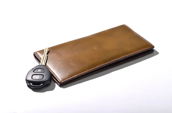 財布と車の鍵 — ストック写真