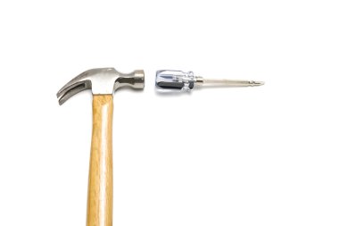 tornavida ile çekiç