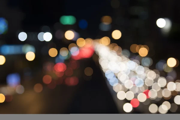 Feux de voiture déconcentrés — Photo