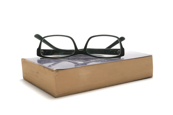 Book and glasses — Stock Photo, Image