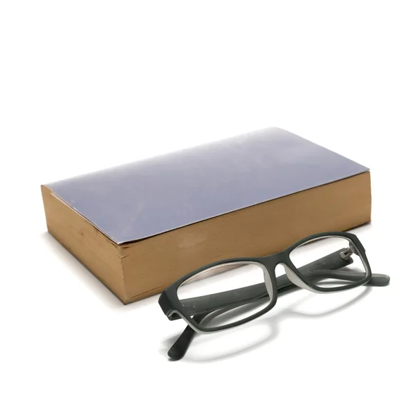 Livre et lunettes — Photo