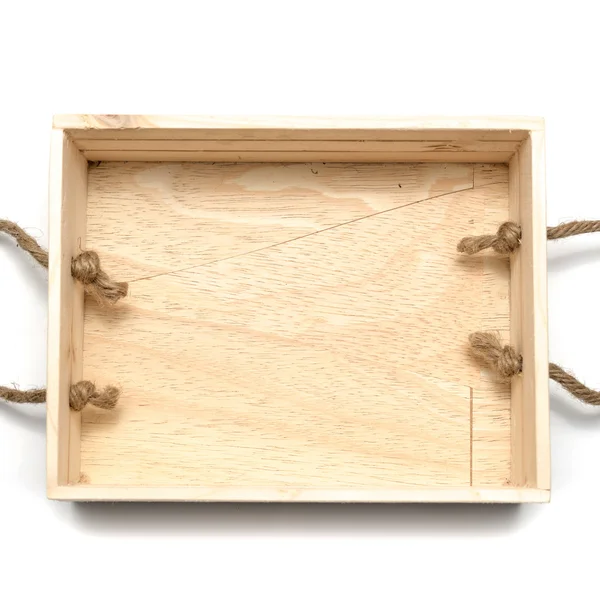 Empty wood box — Stock Photo, Image