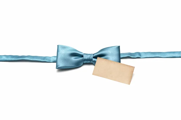 Bow tie and card — Stock Photo, Image