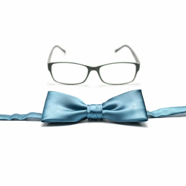 Bow tie and eyeglasses — Stock Photo, Image