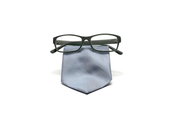 Галстук и очки — стоковое фото