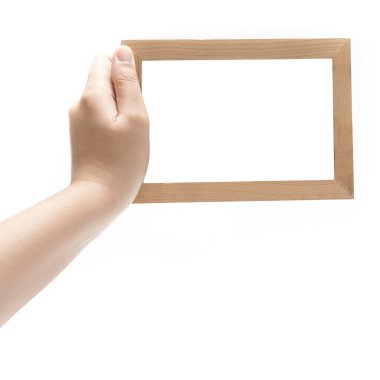 el tutarak fotoğraf çerçevesi