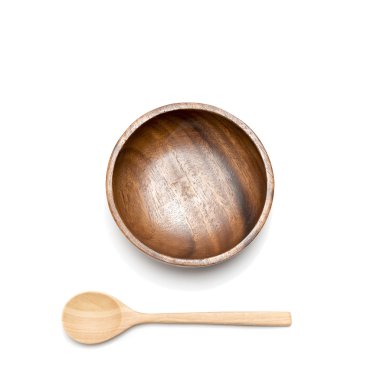 ahşap kase ve kaşık