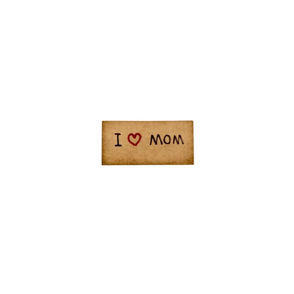 I love mom card — Stock Photo, Image