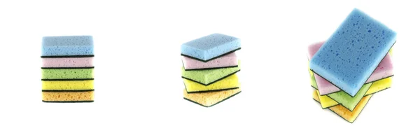 Household cleaning sponge — Stock Photo, Image