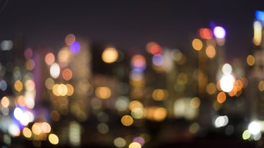 Bangkok gece bulanık
