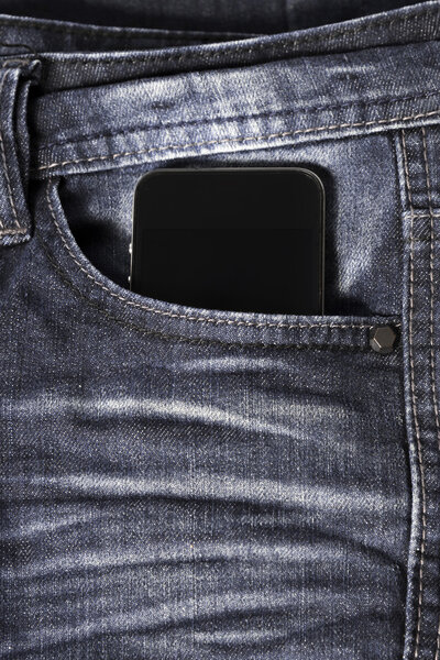 smartphone in jean