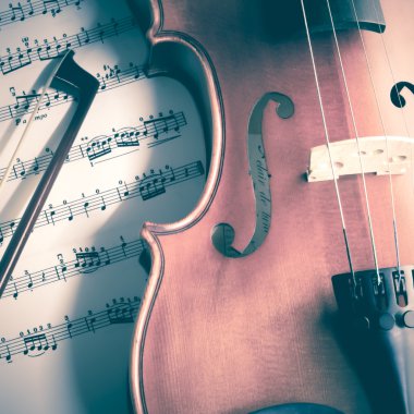 Uygulama keman için zaman