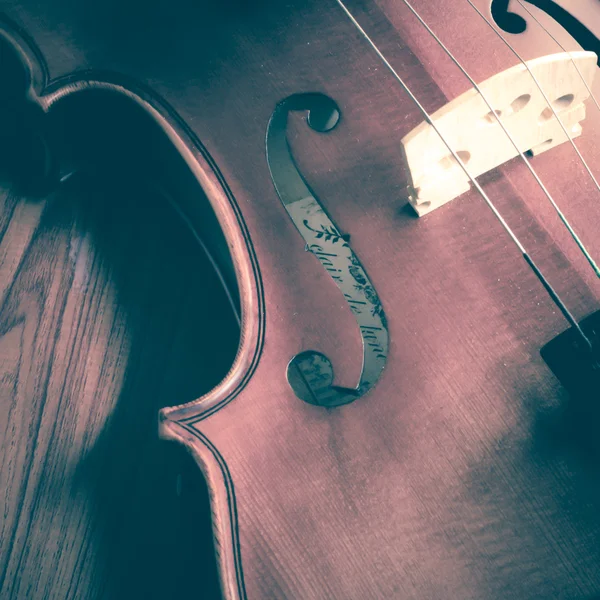 Hora de practicar el violín — Foto de Stock