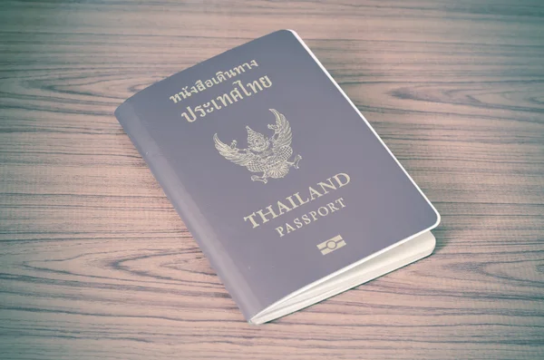 Tajski paszport — Zdjęcie stockowe