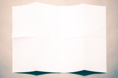 Boş beyaz buruşuk kağıt 