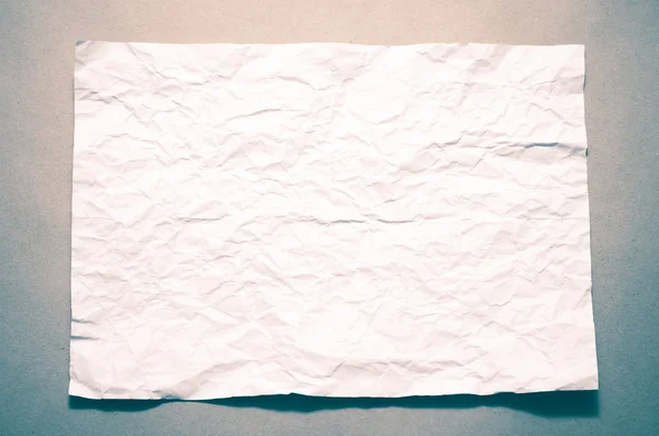 A4 velikost bílá zmačkaný papír — Stock fotografie