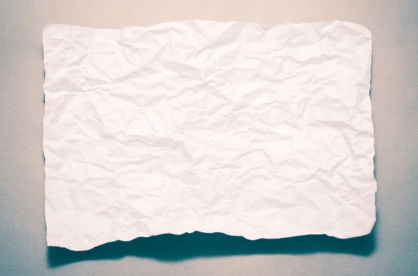 A4 size white crumpled paper — Stock Photo, Image