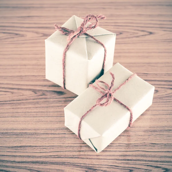 Cajas de regalo marrón — Foto de Stock