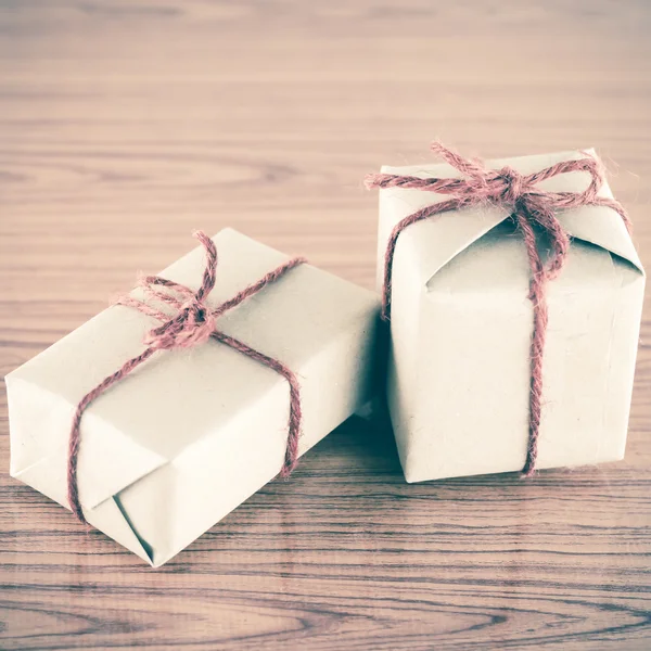 Cajas de regalo marrón — Foto de Stock