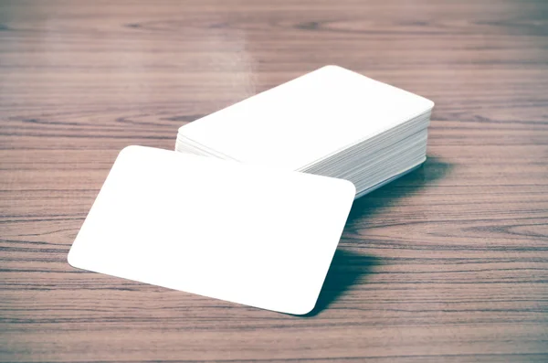 Stack of business cards — Stock Photo, Image