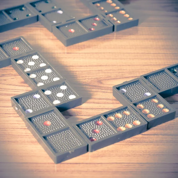 Set domino nero — Foto Stock