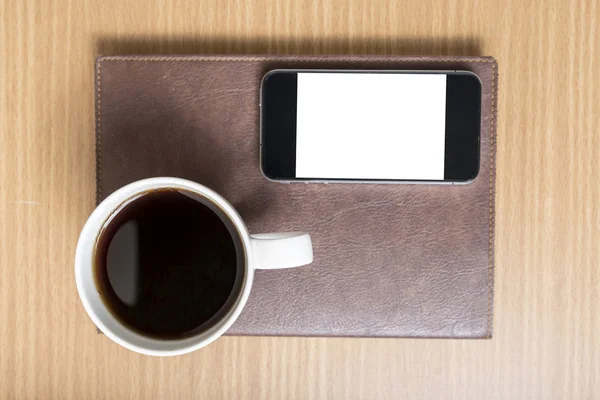 coffee cup and smartphone